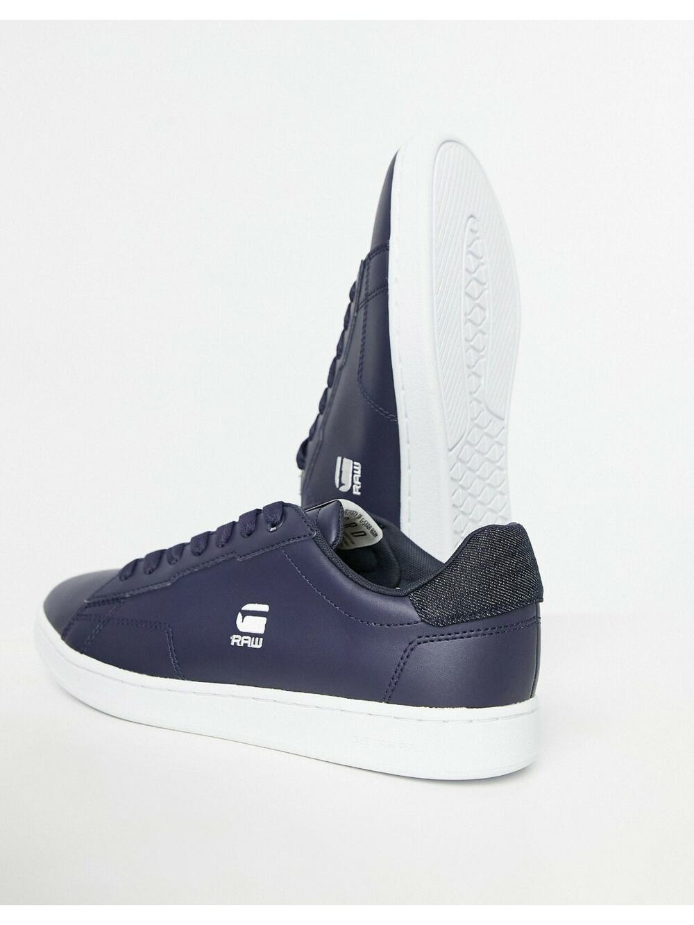 G-Star Cadet II Leather Blue Men's Fashion Sneakers Size 13